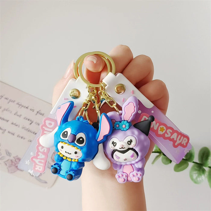 Wholesale Cartoon Silicone Doll Keychain JDC-KC-HaoXi009