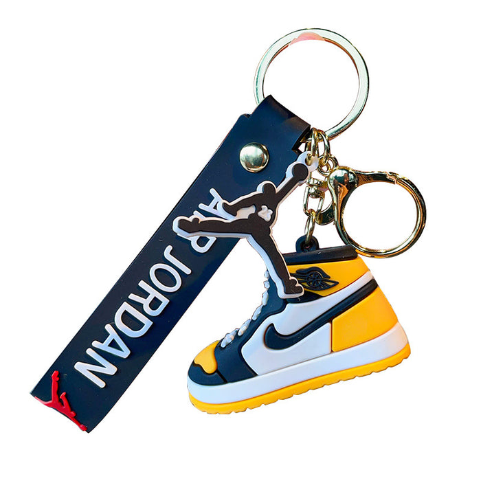 Wholesale Cartoon 3D Basketball Shoes Silicone Doll Keychain JDC-KC-MZL002