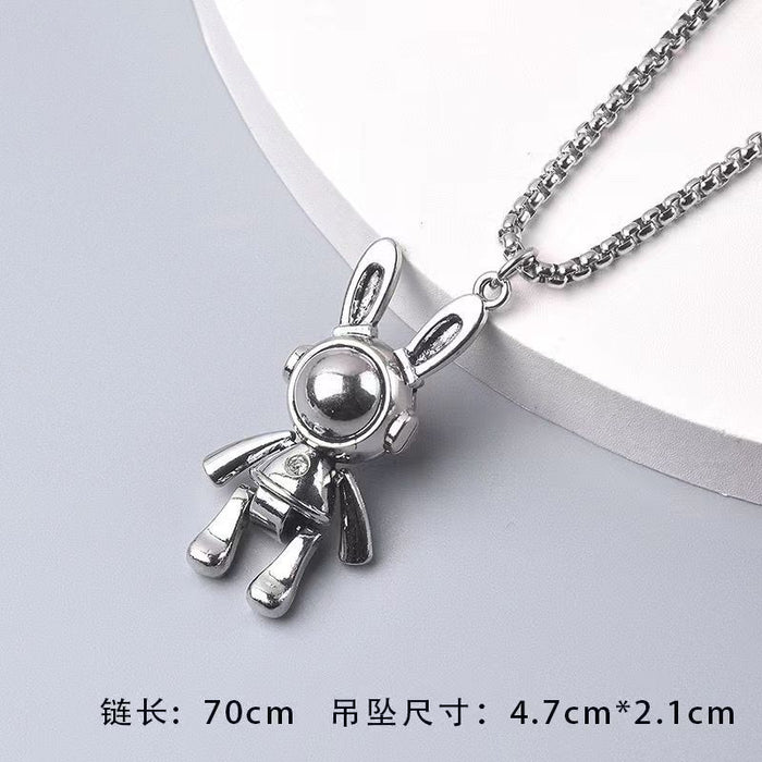 Wholesale Personalized Children's Stainless Steel Necklace JDC-NE-YSJZ009