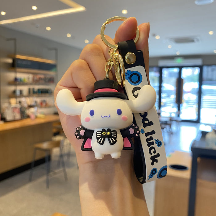 Wholesale Cartoon Silicone Doll Keychain JDC-KC-MingT031