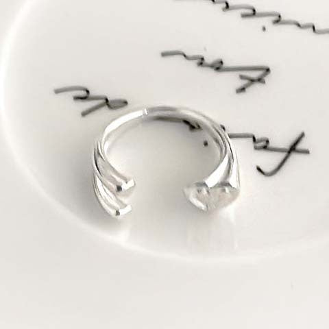 Wholesale Ocean blue ring women's simple tail ring fashion niche design versatile high-end index finger ring