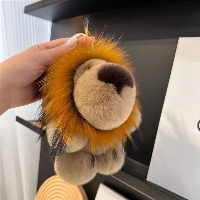 Wholesale Little Lion Pendant, Cute Plush Doll, Car Keychain
