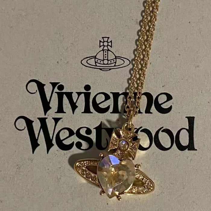 Wholesale Diamond Love Copper Necklace JDC-NE-XinM004