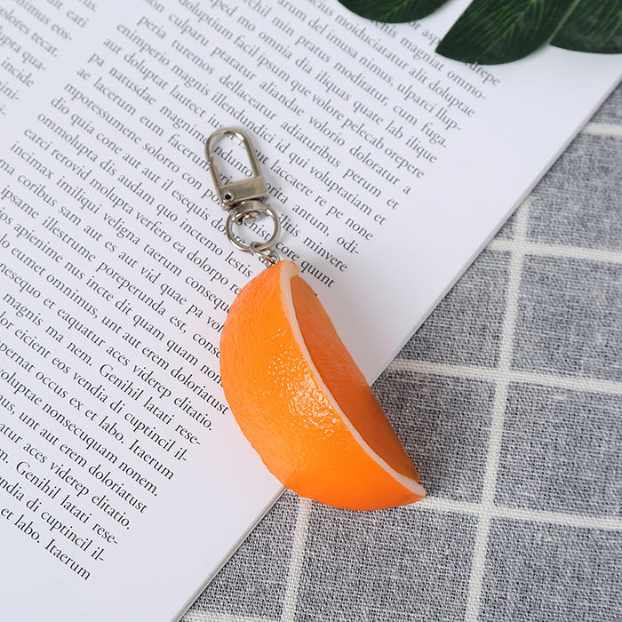 Wholesale Fruity PVC Keychain Chic Decorative Accessory for Bag Charm or Gift MOQ≥2