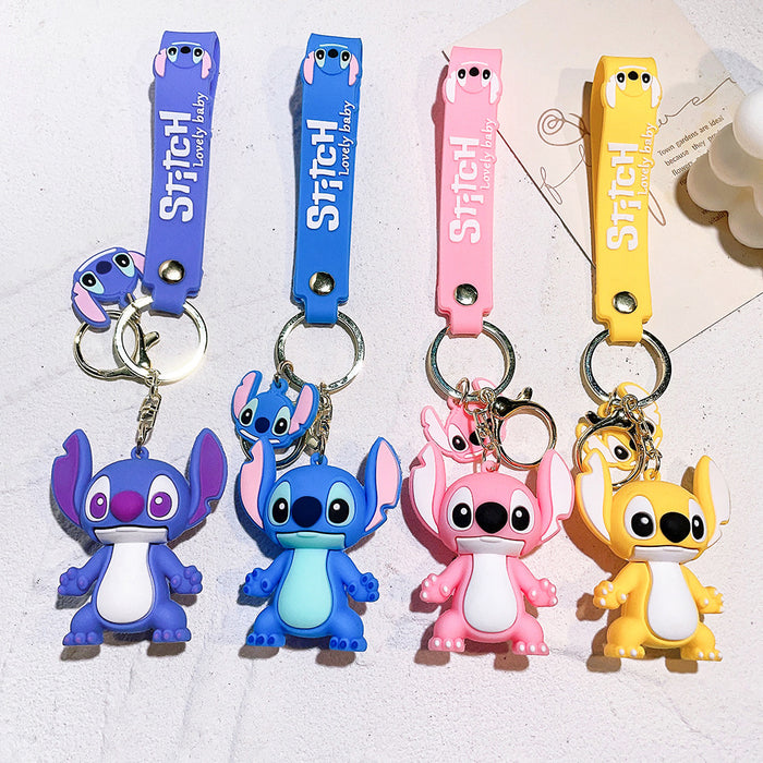 Wholesale Cartoon Silicone Doll Keychain JDC-KC-QiChao007