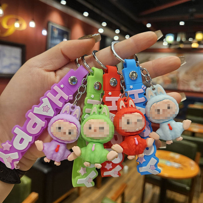 Wholesale Cartoon Little Sheep Keychain Cute Doll Couple Mobile Phone Bag Pendant Small Gift