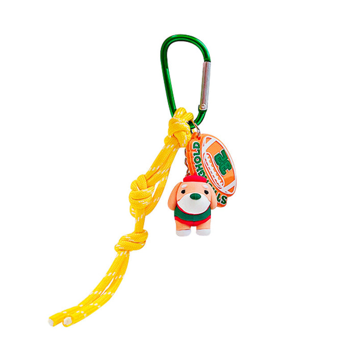 Wholesale Sausage Dog Doll Keychain Cartoon Puppy Couple Bag Pendant