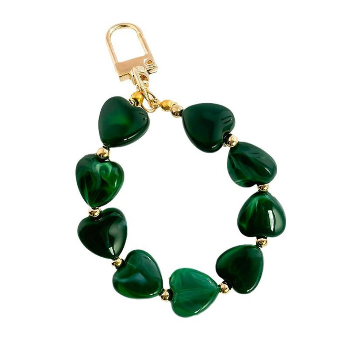 Wholesale Acrylic resin heart-shaped bead decoration