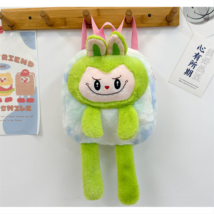 Wholesale Plush toy backpack, male doll, children's cartoon cute plush toy