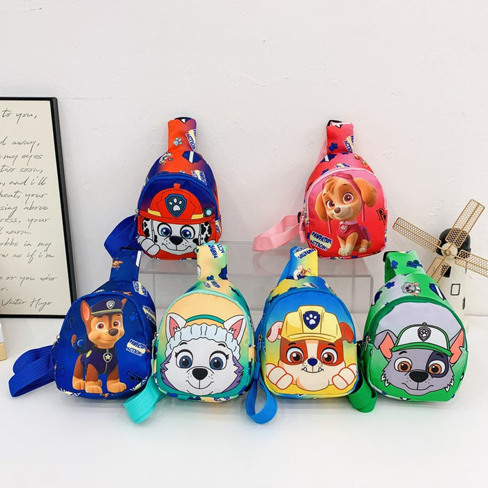 Wholesale Children's Chest Bag Cartoon Paw Patrol Mini Coin Purse Cute Accessory for Boys and Girls, Single Shoulder Crossbody Bag