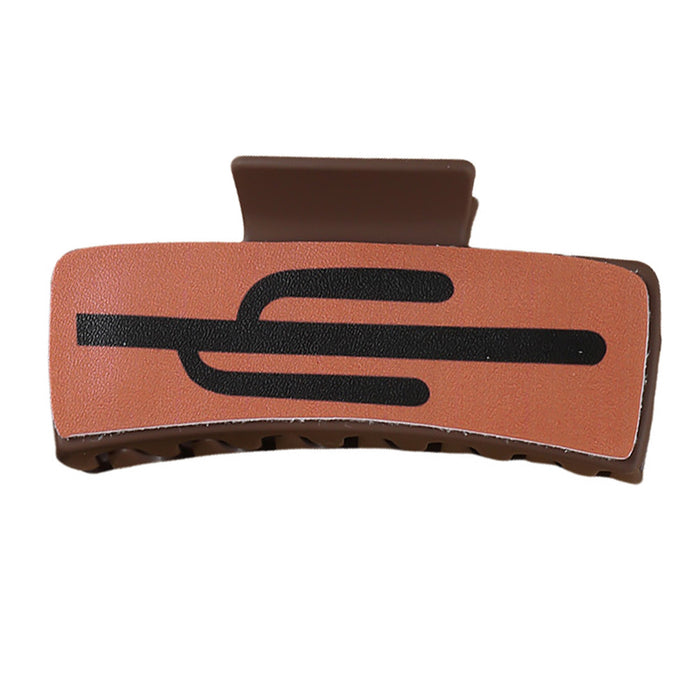 Wholesale Black Cactus square Hair Clips