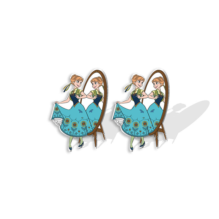 Wholesale Cartoon Acrylic Earrings JDC-ES-KaLu008