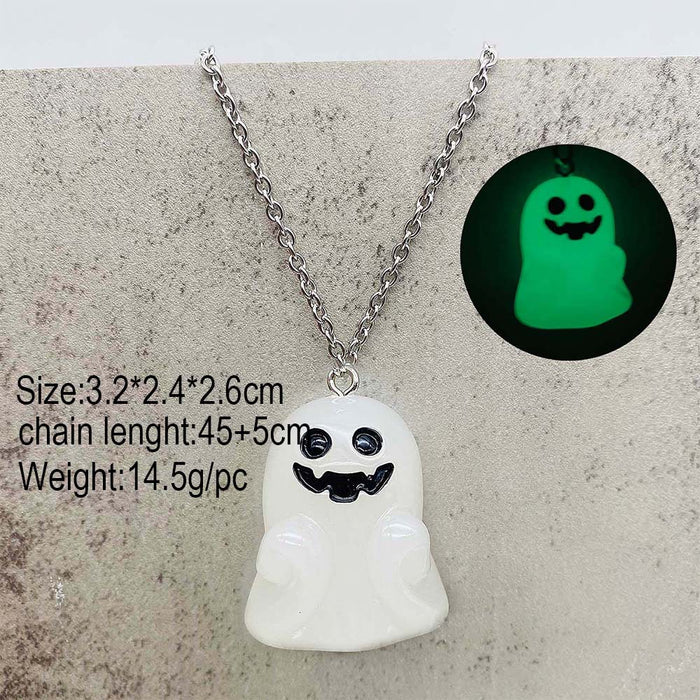 Wholesale  Earrings Ghost Pumpkin Corn Sugar Pendant Necklace  Christmas Jewelry