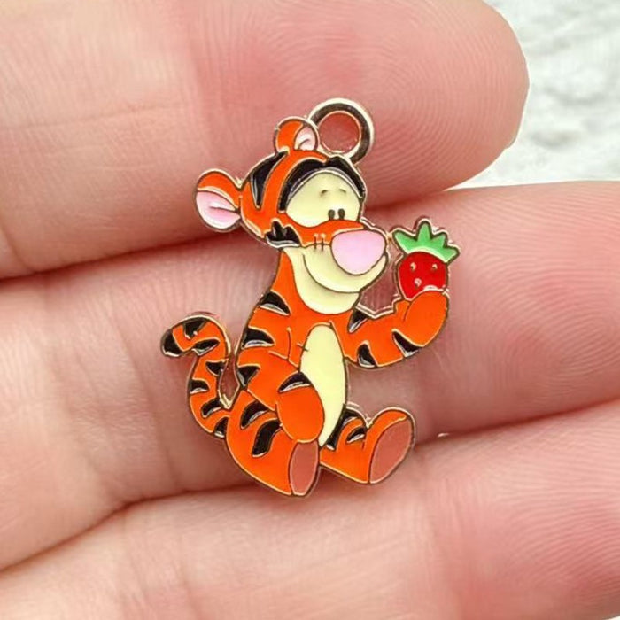 Wholesale Cute cartoon-style enamel alloy DIY pendant