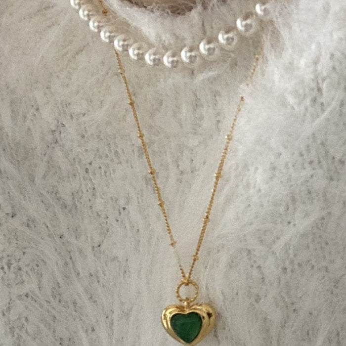 Wholesale Love necklace with niche design, light luxury and high-end sweater chain