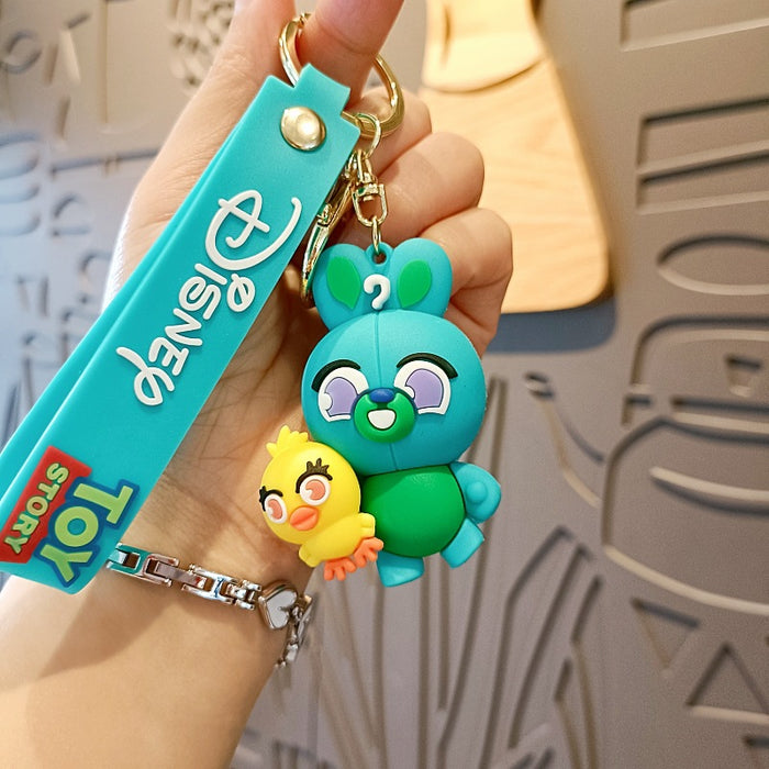 Wholesale Silicone Cartoon Doll Keychain JDC-KC-MingT100