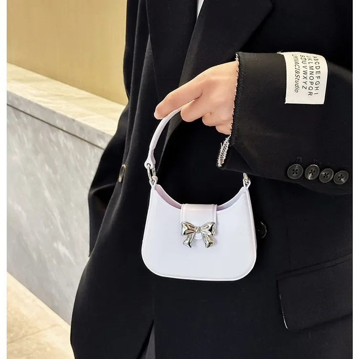 Wholesale New Jelly Bag Butterfly Knot Versatile Children's Bag Single Shoulder Crossover