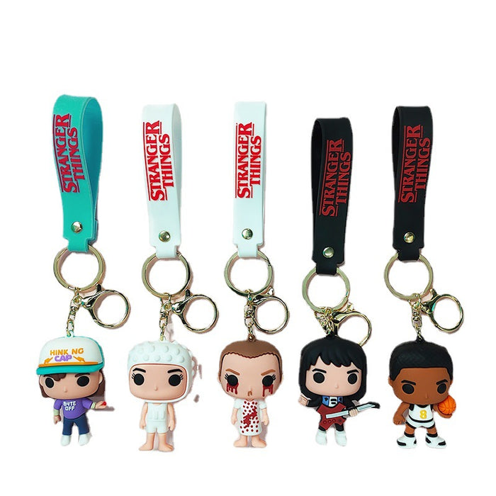 Wholesale Creative Cartoon Silicone Keychain JDC-KC-JinB030