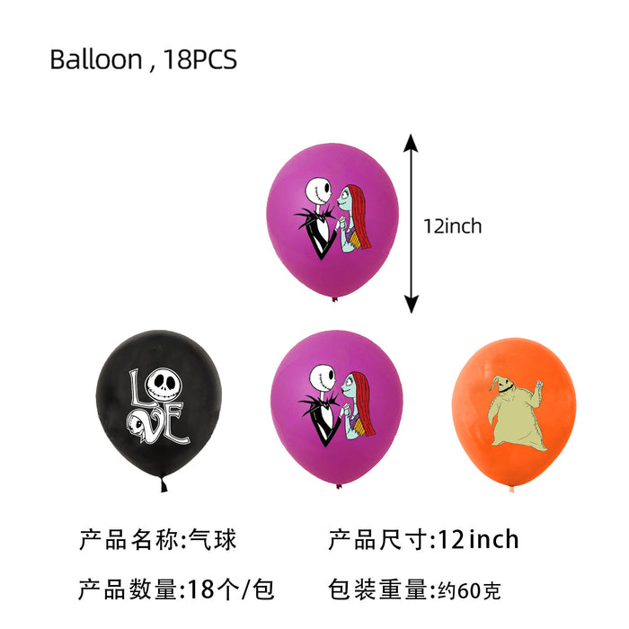 Wholesale  Horror Night theme party supplies cartoon dinner plates disposable tablecloths  party supplies