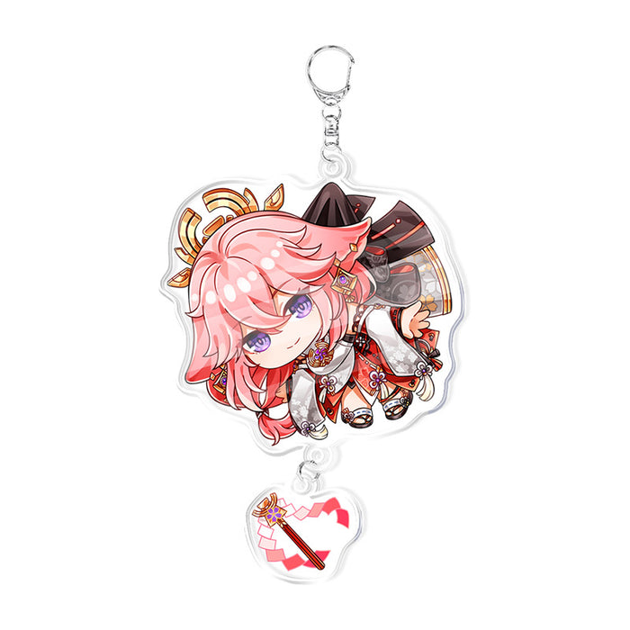 Wholesale Anime peripheral Yuan acrylic keychain accessory