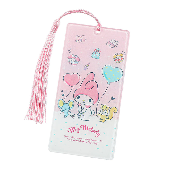 Wholesale cartoon cute cat acrylic tassel bookmark