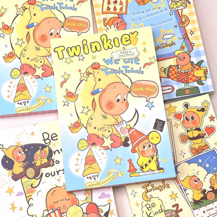 Wholesale Star Character Anime A5 Notebook Stylish Kawaii Journal with Colorful Pages