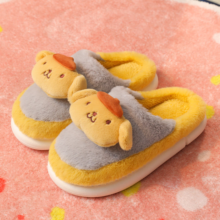 Wholesale EVA Plush Warm Thickened Soft Soled Slippers JDC-SP-Runj002