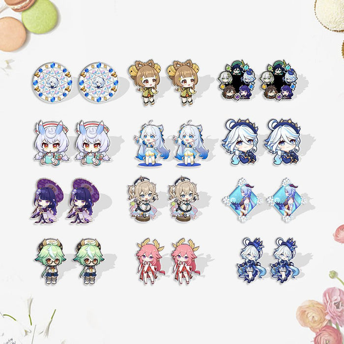 Wholesale Cartoon Anime Acrylic Earrings (F) JDC-ES-XiangL067