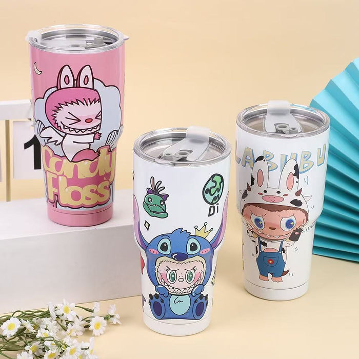 Wholesale 30oz tumbler ice bully cup car cup stainless steel insulated cup with straw