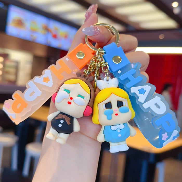 Wholesale Cute 3D  Pendant Keychain for Couples