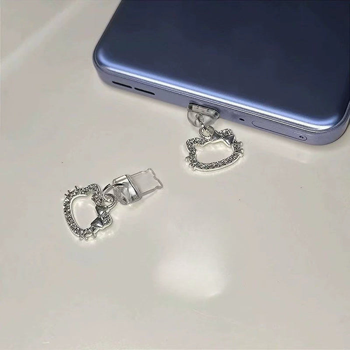 Wholesale Cute charging port universal dust plug Charms