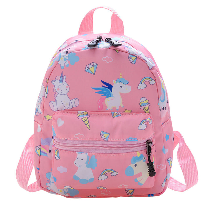 Wholesale Kindergarten Schoolbag Cute Unicorn Cartoon Dinosaur Nylon Backpack