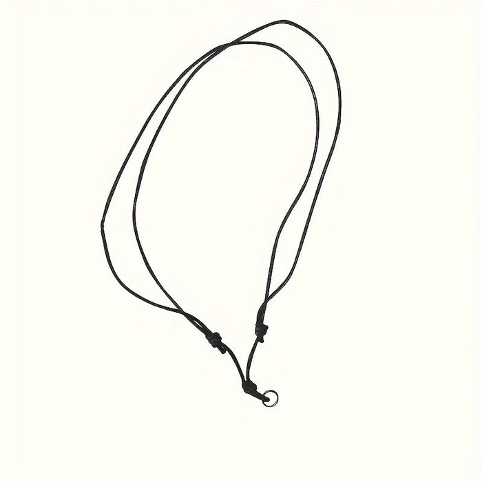 Wholesale Black woven rope adjustable pendant necklace accessory with neck hanging glasses chain anti loss and anti drop hanging rope pearl