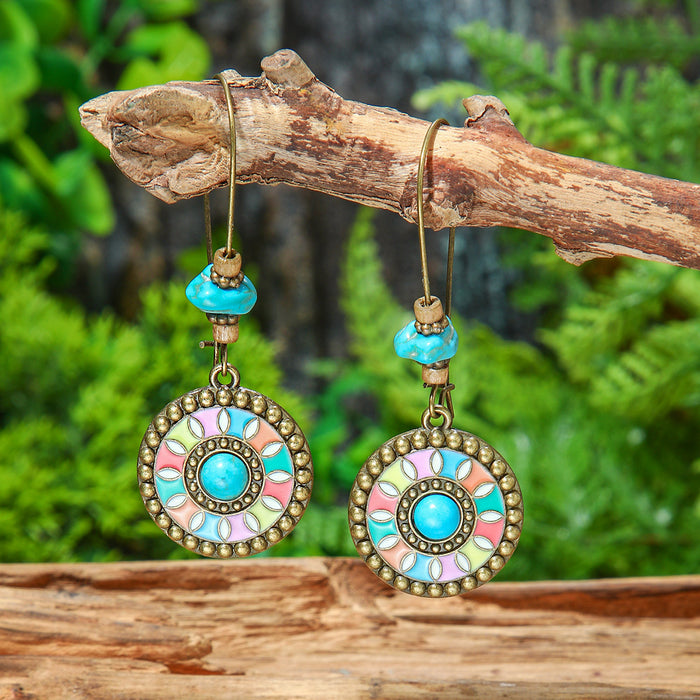 Wholesale Geometric Alloy Tassel Earrings for Women Party Wear Fashion Accessory MOQ≥2