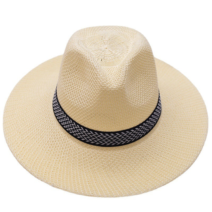Wholesale Straw Hat Summer Outdoor Men's Sunscreen Sun Hat Breathable