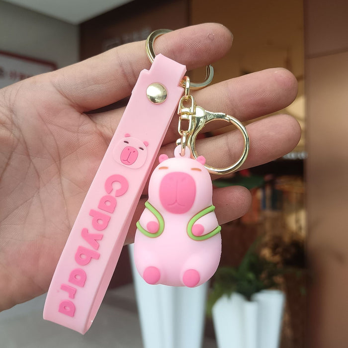 Wholesale PVC Cartoon Doll Keychain JDC-KC-KuangK016