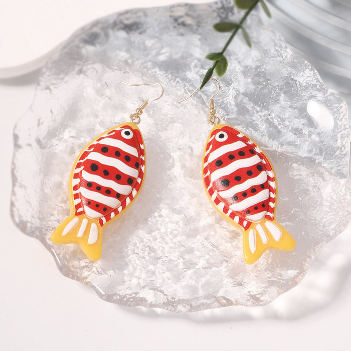 Wholesale Fish Ear Hook Necklace suit All-match Animal Necklace Daily commuter