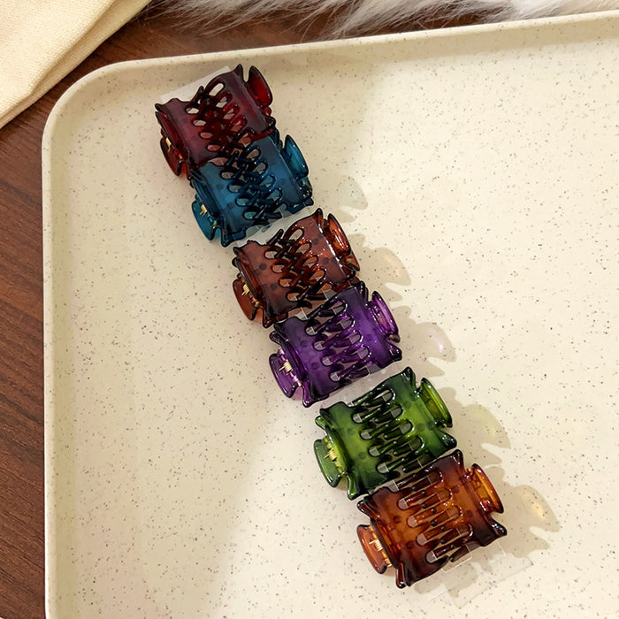 Wholesale Black hair clip with bangs design