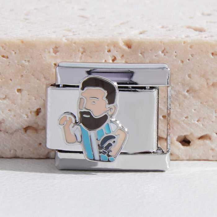 Wholesale Module Bracelet Football Club Series DIY Removable Assembly Single Module Jewelry Wholesale