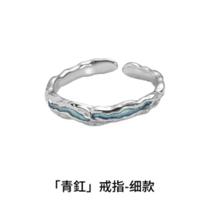 Wholesale Retro ring for men and women, niche, high-end, personalized, fashionable, and elegant. Open mouth ring