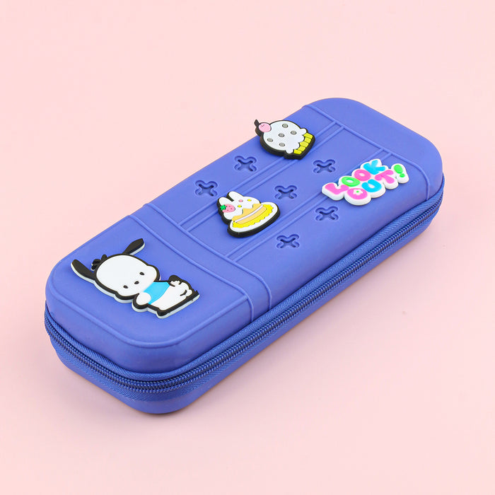 Wholesale Cute Cartoon Silicone Pencil Case DIY Creative Students Stationery Organizer Bag MOQ≥10