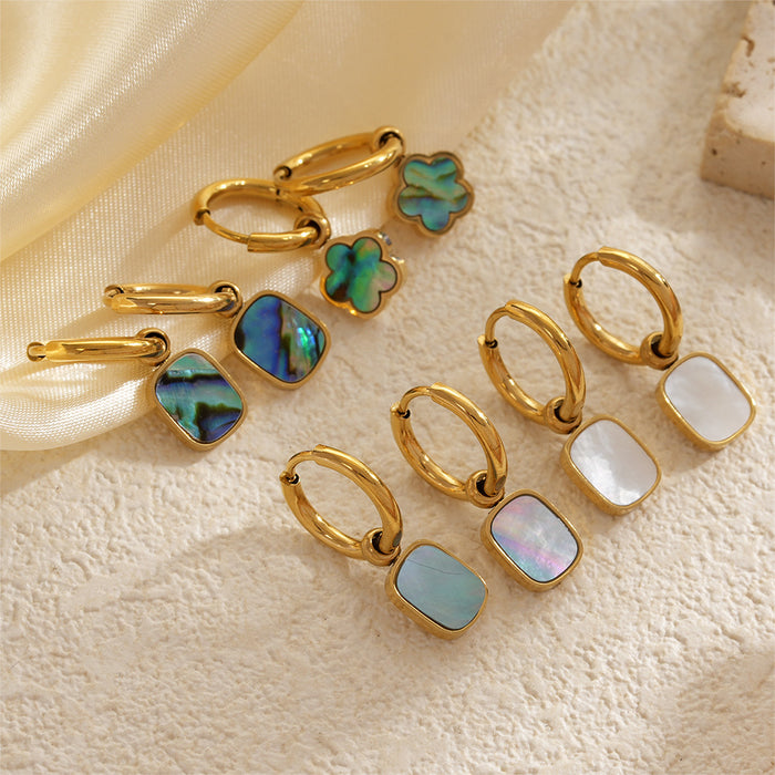 Wholesale Geometric Square Earrings Simple Light Luxury Versatile Stylish Elegant Earrings