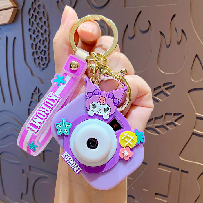 Wholesale   Cartoon Projection Camera Keychain  Car Bag Keychain Pendant Small Gift