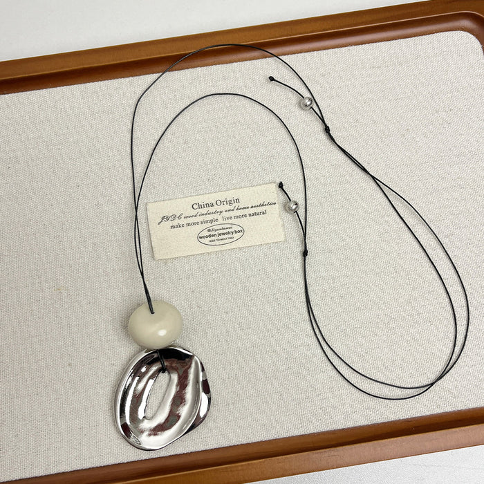 Wholesale Pendant necklace, light luxury, niche, high-end, long sweater chain accessory