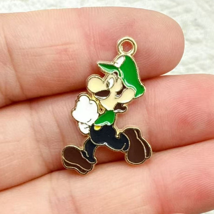 Wholesale 10pcs DIY Alloy Oil Drip Packaging Jewelry Bracelets,  Earrings,  Necklaces,  Hair Accessories,  and Pendants