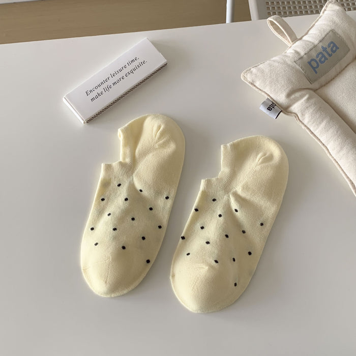 Wholesale Cotton sweat absorbing breathable socks, short socks, shallow mouth invisible socks