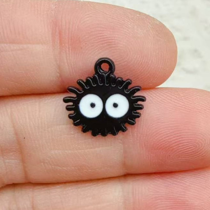 Wholesale 10pcs Anime Alloy Oil Drip DIY Pendant Decoration Ornament