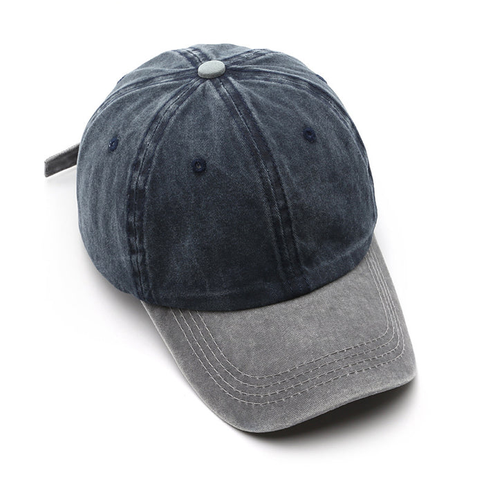 Wholesale  washing old splicing light board baseball cap