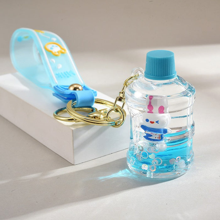 Wholesale Cloud and Sand Pendant Moon Rabbit Keychain