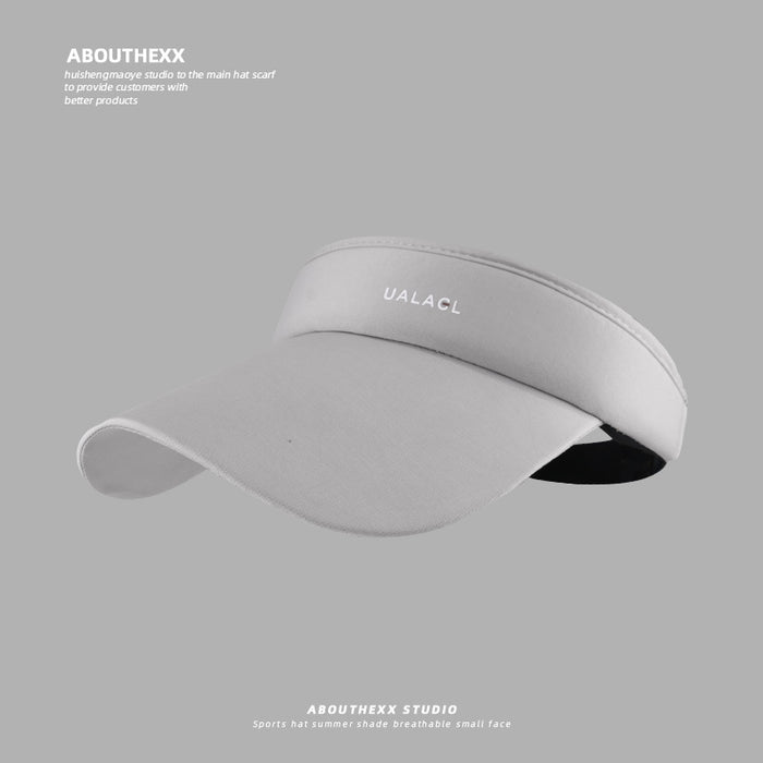 Wholesale Sunshade hat for men, empty top hat, fishing, UV protection, outdoor sports, ice silk sun hat